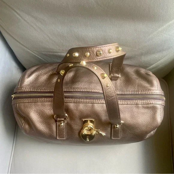 Juicy Couture Copper Leather Handbag - Picture 2 of 12